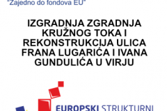 Izgrađen kružni tok i uređene Lugarićeva i Gundulićeva ulica u Virju